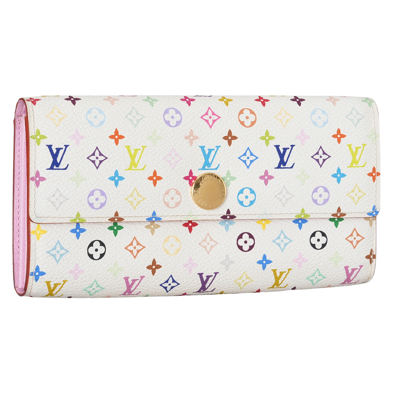 LOUIS VUITTON(USED)루이비통 M93744 무라카미 멀티컬러 사라월릿